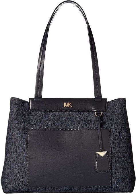 michael michael kors medium meredith bonded tote admiral blue|michael michael kors meredith medium east west bonded tote.